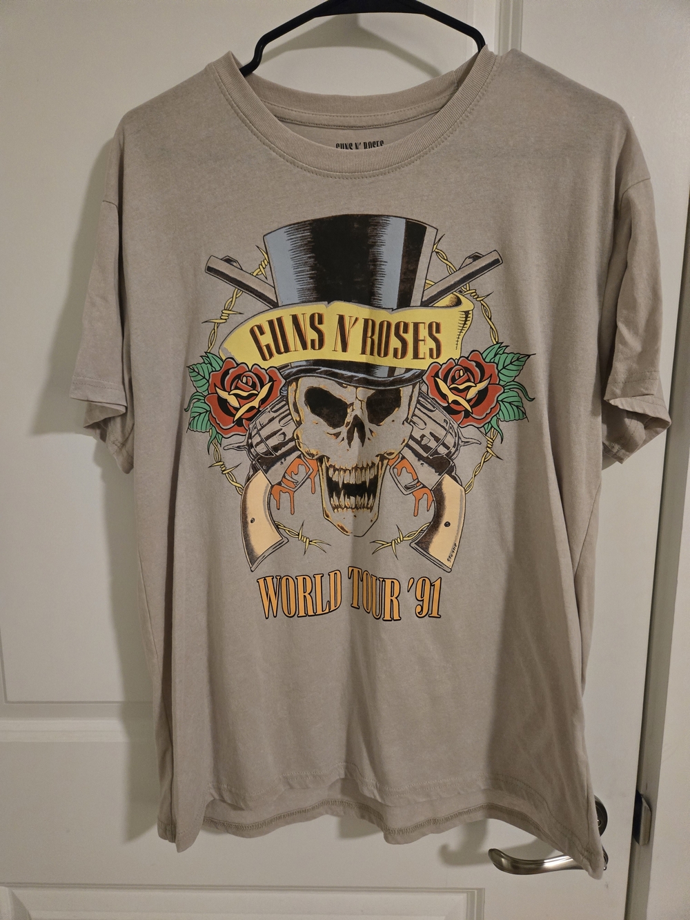 World Tour '91 Beige Graphic Tee